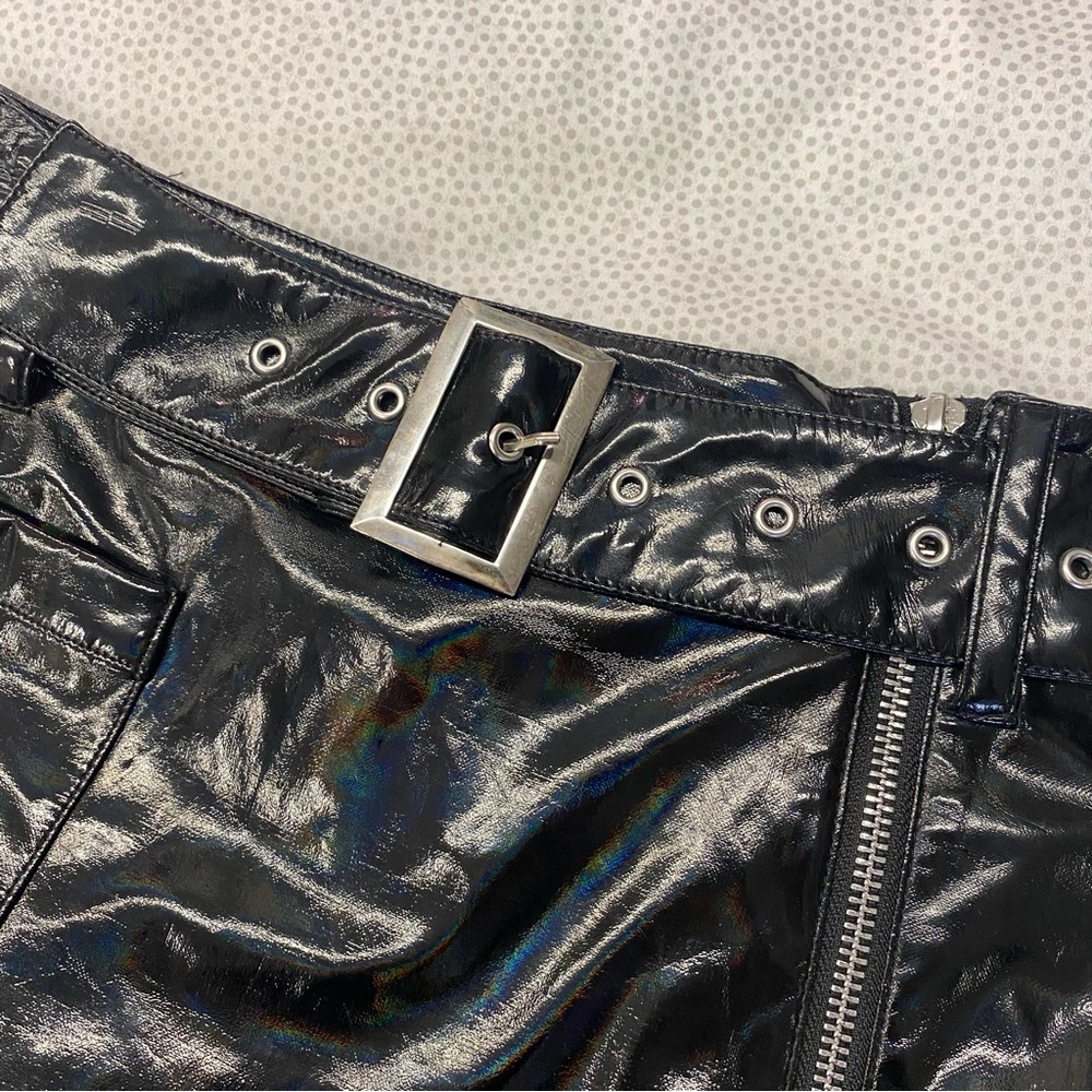 Dollskill Horoscopes black holographic mini skirt small - Picture 2 of 7